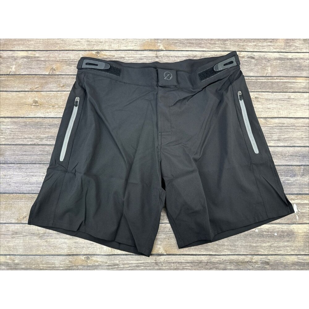 Hollowrock Athletic‎ Shorts Mens Size L Black Zip Pocket Gym Training New